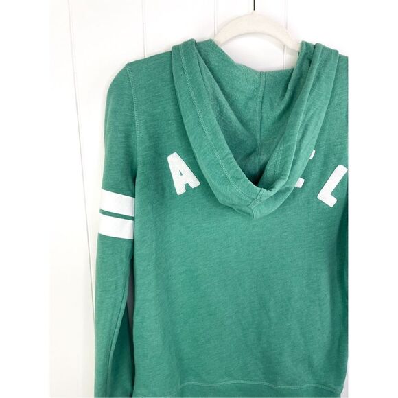 Victoria’s Secret VS Angel Green Stripe Collegiate Full Zip Hoodie XS - Picture 7 of 14